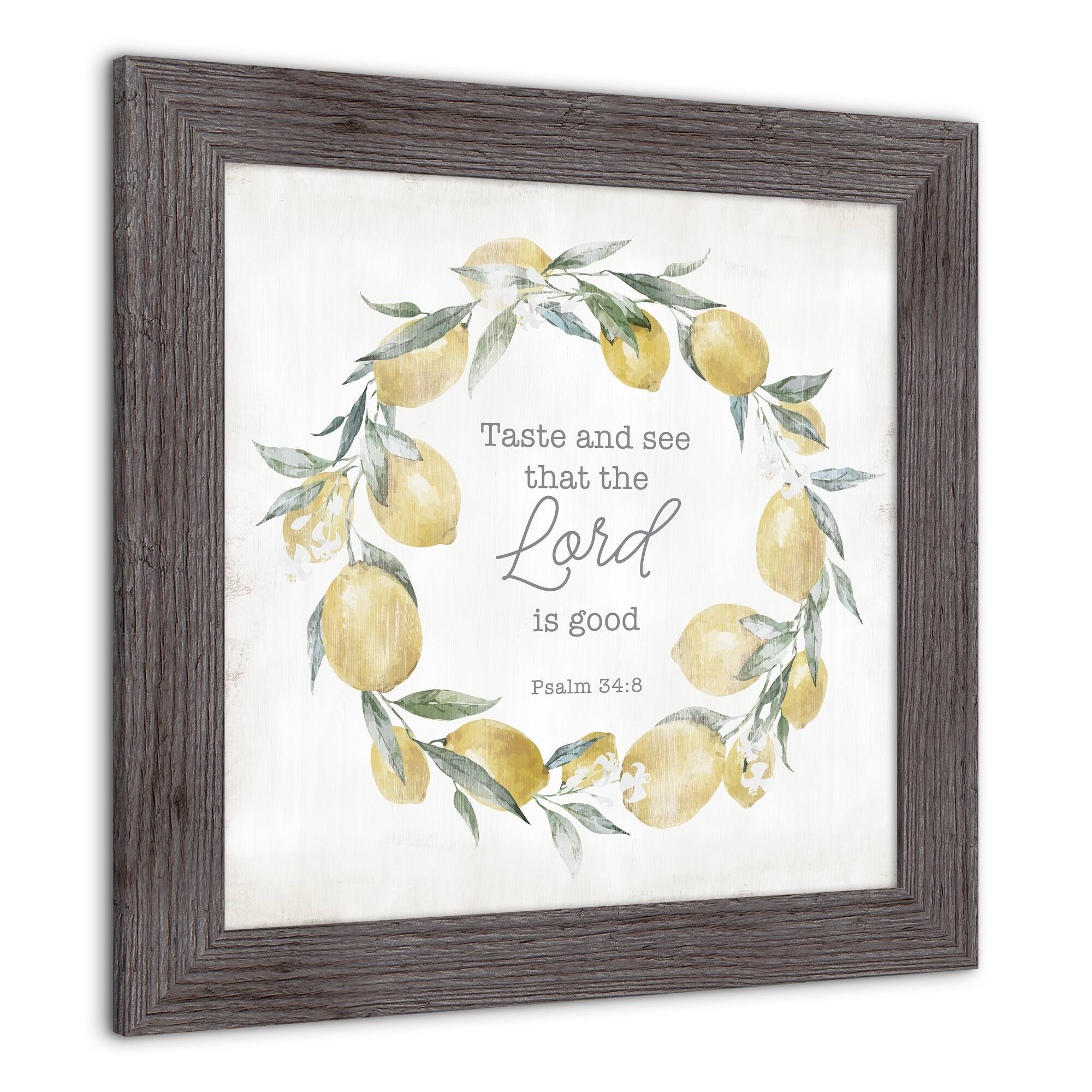Taste and See Western Framed Print